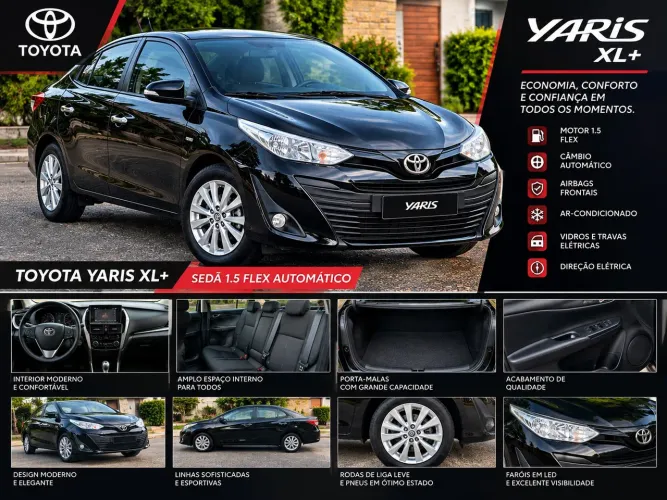 Toyota Yaris XL Plus T. Sed. 1.5 Flex 16V Aut. 2019