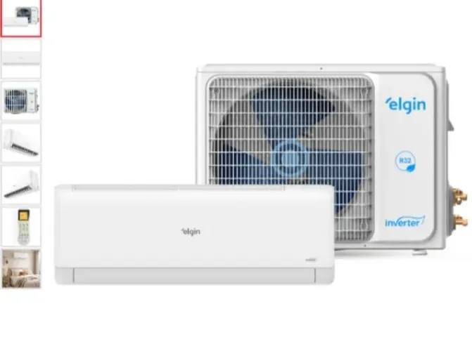 VENDO AR-CONDICIONADO ELGIN SPLIT HIGH WALL INVERTER II - 12.000 BTUs