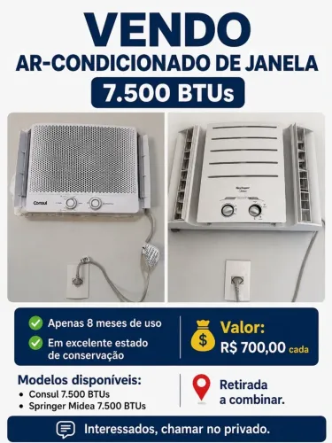 AR-CONDCIONADO DE JANELA