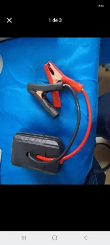 Acionador de partida para baterias de carro, fonte de alimentação portátil, segura, 12v