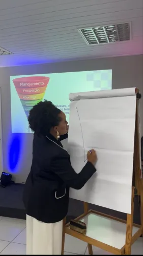 Flip chart Quadro Branco cavalete