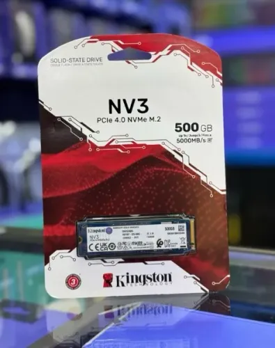 SSD Kingston NV3 500GB M2 2280 NVME PCIe 4.0 Lacrado Original Entrega Grátis DF