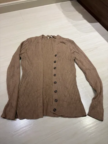Cardigan marrom claro