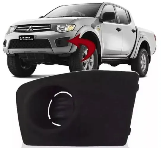 Grade Milha Triton L200 2011 2012 2013 Sem Furo Esquerdo