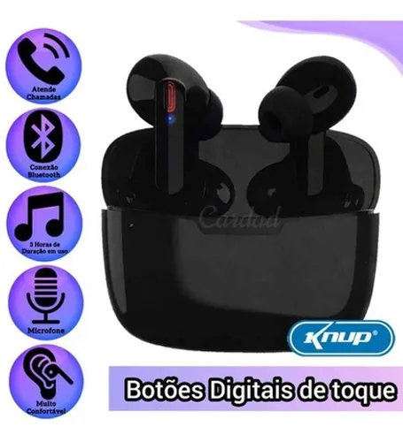 Fone De Ouvido Bluetooth Sem Fio 5.1 Kp-tws05- Knup