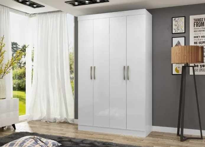 Guarda Roupa Paris 4 Portas 100% MDF