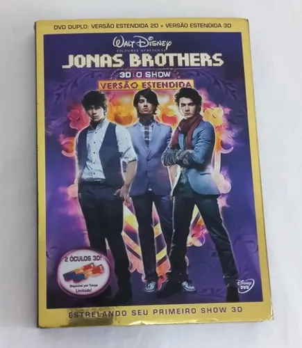 DVD Jonas Brothers (3D: O Show)