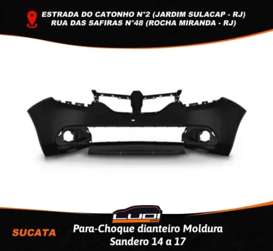 Para-Choque dianteiro moldura Renault Sandero 14 a 17