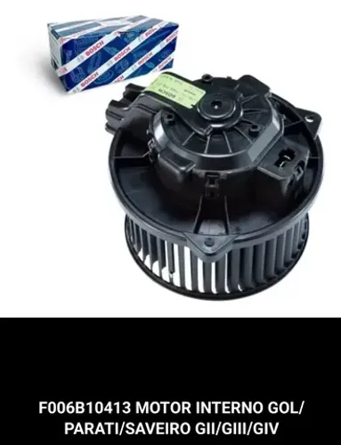 Motor ventoinha ventilador interno AR Gol G2 G3 G4 G5