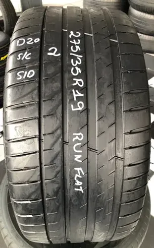 Pneu 275/35r19 Michelin Pilot Sport 4 Zp 100y Run Flat (usado) *2