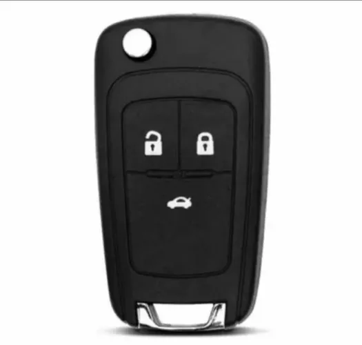 Carcaça chave Chevrolet Prisma / Cruze<br><br>Sem telecomando e chip<br><br>