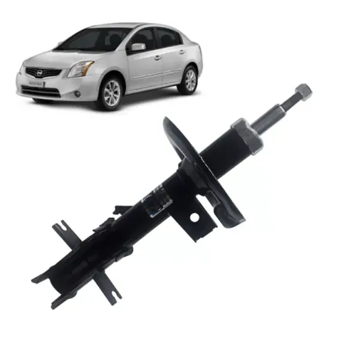 Amortecedor de Suspensão Nissan Sentra 2007 à 2012 - Dianteiro Esquerdo - Suporte Bieleta 