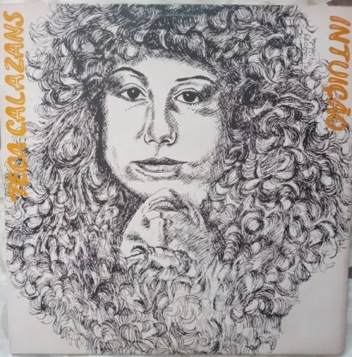 LP - Disco vinil Teca Calazans - Intuição - Ano1990 - Encarte