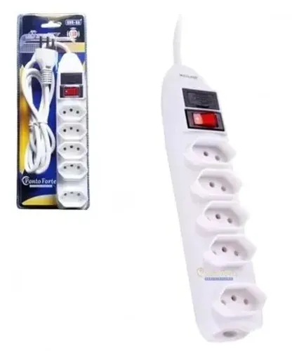 Filtro de Linha 5 Tomadas 3 Pinos 1.5M Bivolt Link Sky GBR-5A