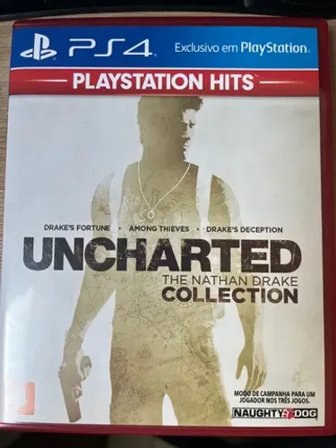 Jogos ps4 umcharted 1,2,3,4 mídia física
