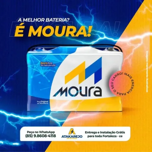 Bateria Automotiva 180AH Moura  Entrega Grátis na Região