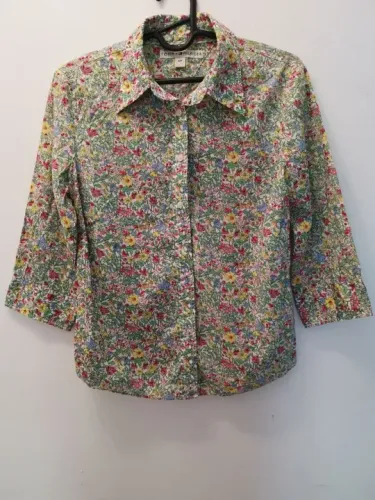 camisa floral tommy hilfiger