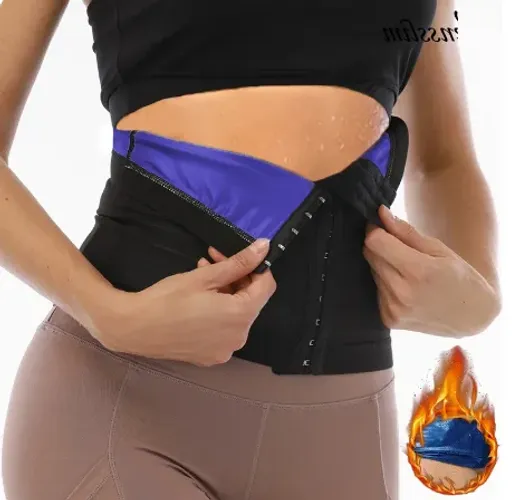 Cinta Térmica Unissex com fechos (ajustável) Efeito Sauna Cintura Barriga Fitness z660