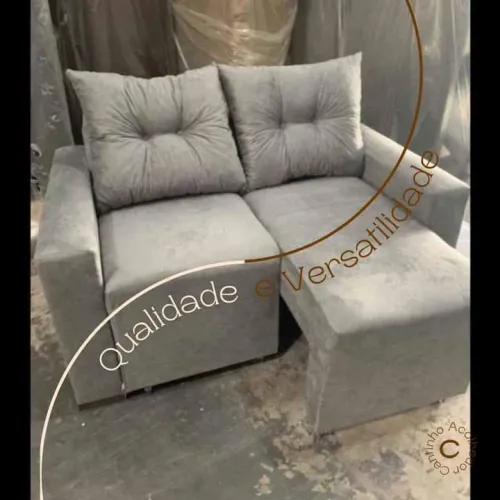 Sofá Retrátil medindo 1.40cm comprimento