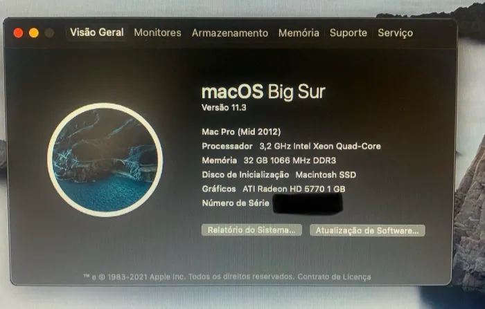 Mac Pro 2012 Desktop 