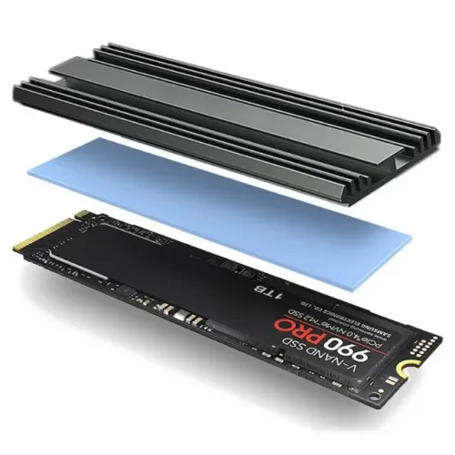 Teucer m.2 ssd dissipador de calor m2 5mm com almofada térmica