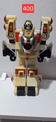White Tigerzord trigrezord branco