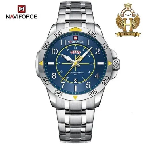 Relogio Masculino Naviforce Platinum Silver Blue Original
