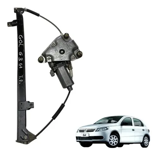 Maquina Vidro Elétrico Traseira Direito Volkswagen Gol G3 G4
