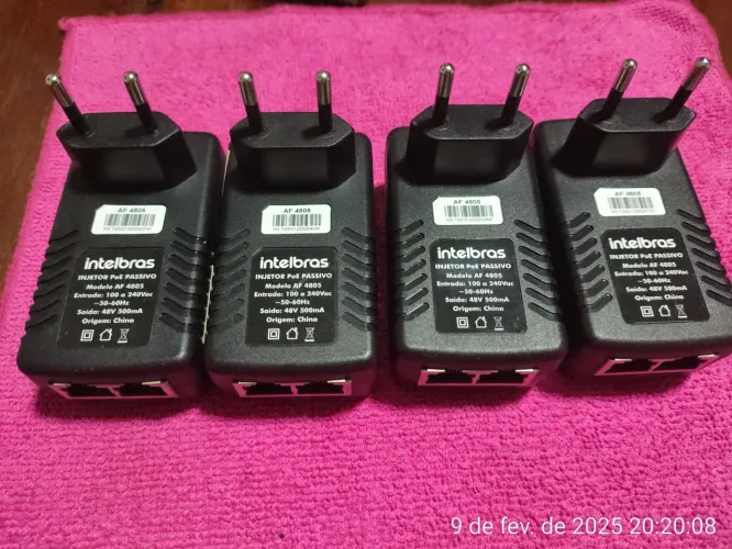 Fonte Injetor PoE Passivo Intelbras AF 4805