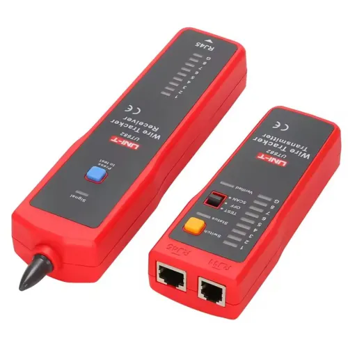 Localizador de cabos e teste de cabos de rede rj45 e linha telefônica rj11 UNI-T UT682