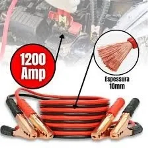 Cabo Chupeta Transmissão 1200 Amp Carro Caminhão Bateria