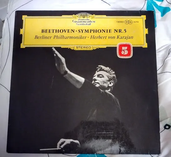 Vinil Karajan 5 Sinfonia de Beethoven Filarmônica de Berlin