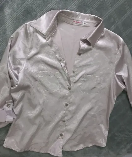 Camisa cetin /prata(G)