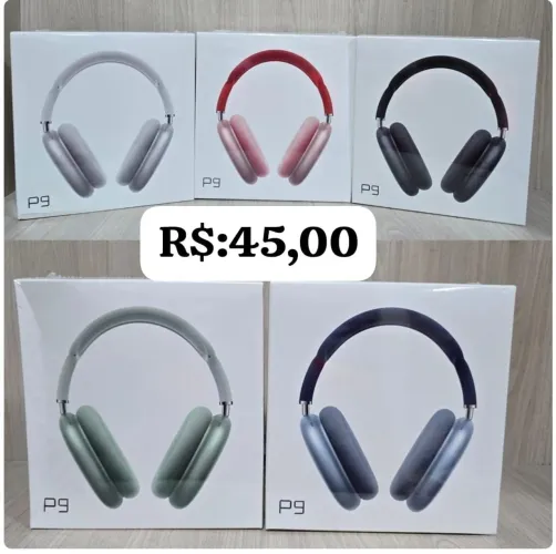 Fone de ouvido P9 - Diversas cores