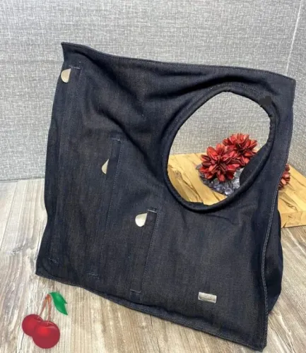 Bolsa Jeans Quadrada