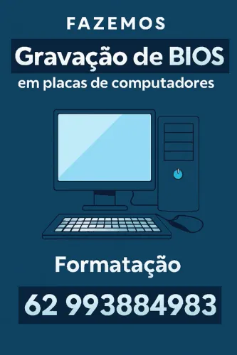 formatação de computadores e gravação de bios