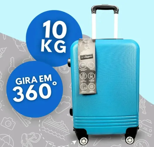 MALA DE VIAGEM 10KG VERDE<br>REF: CB3831<br>