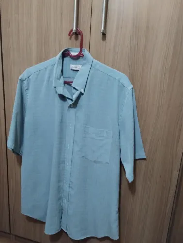 Camisa Azul Casual