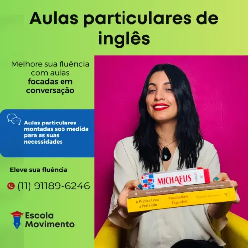 Aulas particulares de inglês