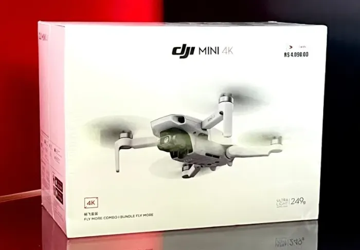 DJI Drone Mini 4K Fly More Combo - Global - Sem Tela - Produto Novo com Garantia.