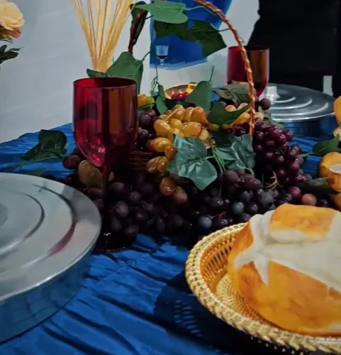 Kit decoração mesa de santa ceia 