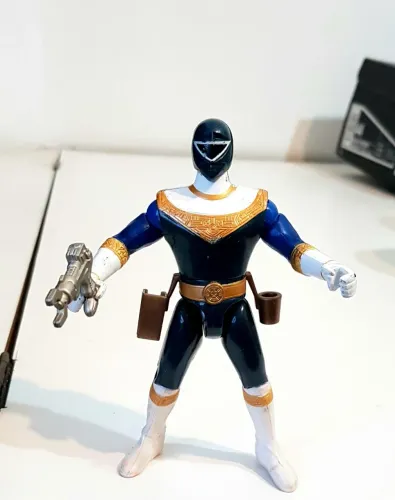  Power Rangers Zeo 13 cm Blue Ranger 1996 Bandai Original