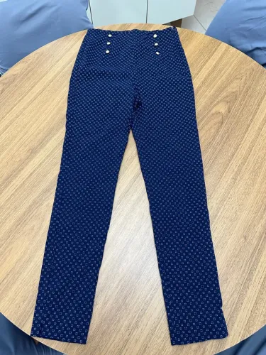 Calça social azul social Renner 