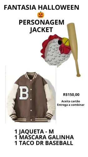 Roupa Jacket - Halloween (adulto/adolescente)