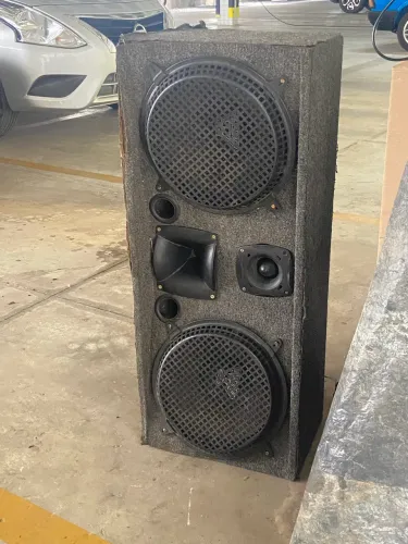 Caixa som 12 polegadas amplificada