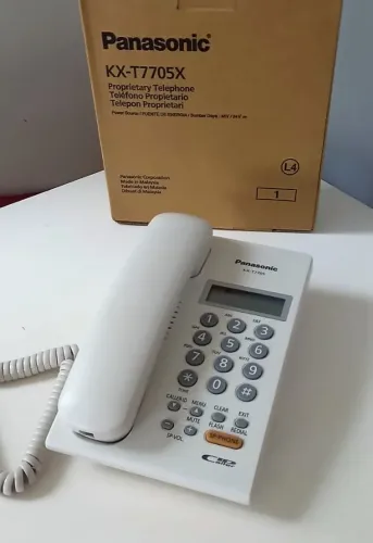 Telefone Panasonic com fio