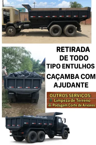 Remoção de Entulho - Com ou Sem Ajudante