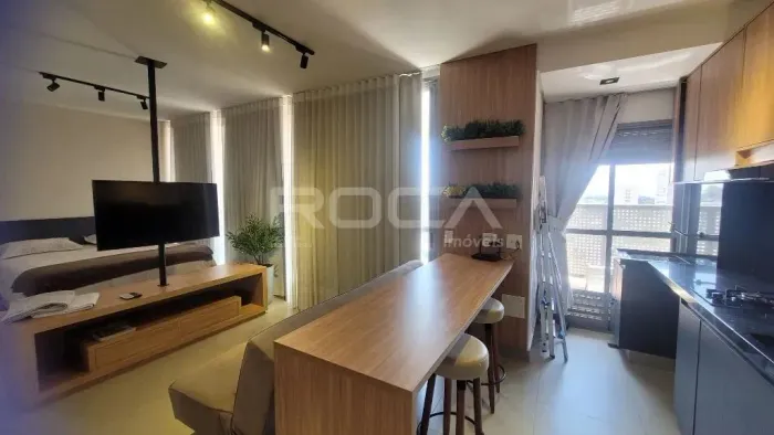 Studio mobiliado de alto padrão para alugar na Av. João Fiúsa, em Ribeirão Preto.