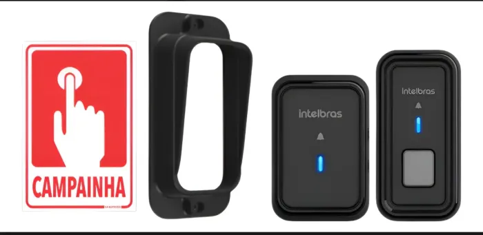 Campainha Residencial Externa S Fio Bateria 5 Anos Intelbras 