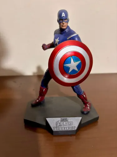 Estátua Capitão América(Avengers) - Iron Studios Art Scale 1/10 - Com Caixa